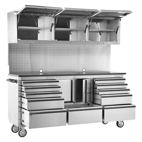 stainless steel 2 part box|stainless steel tool box cabinet.